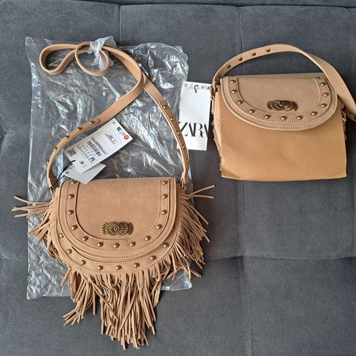 Чанти Zara ,кожа