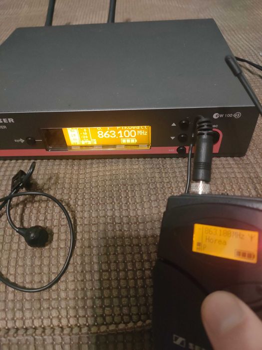 Microfon Sennheiser Ew 300 g2 si lavaliera Sennheiser ew 300 G2