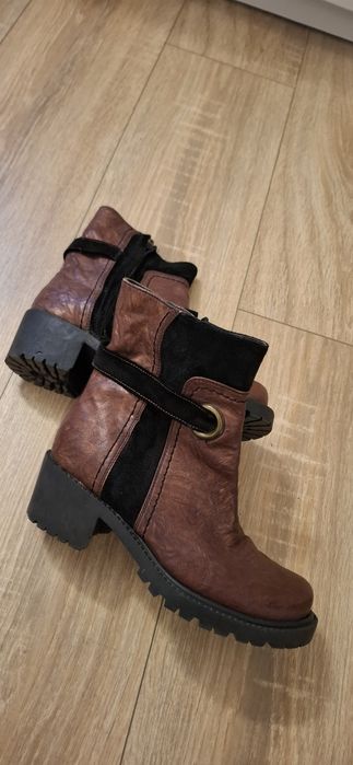 Botine piele naturala