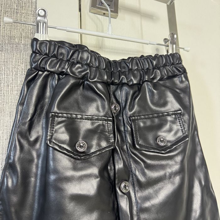 Кожаная юбка для девочек