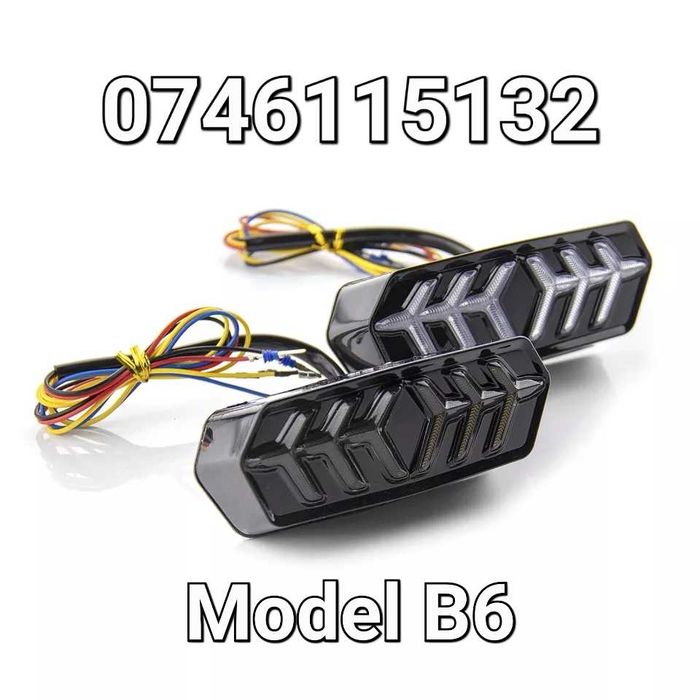 Moto Motocicleta Atv-Lampa Led-Frana-Pozitie-Semnalizare Dinamică - B6