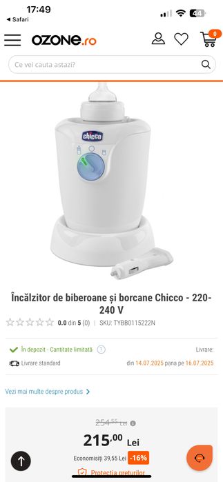 incalzitor beberoane