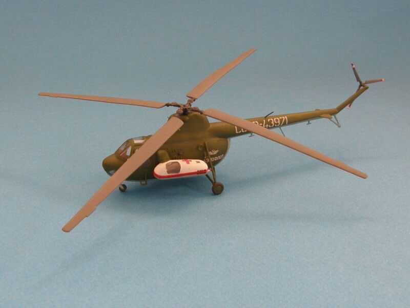 Сборная модель вертолета Ми-3 (Aмодел, 1/72)