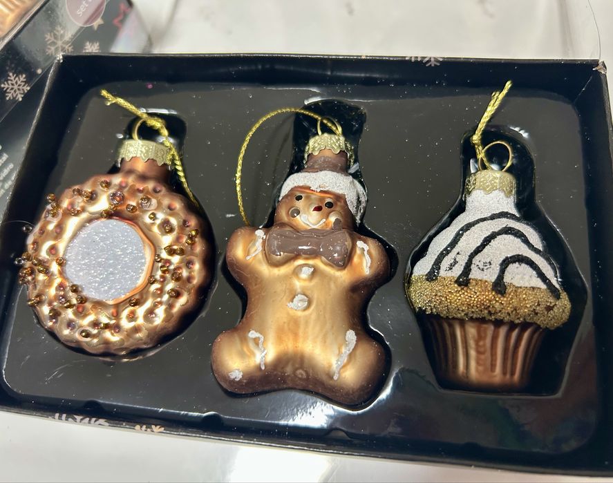 Стъклени коледни играчки Немско качество