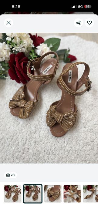 Miu Miu сандали guess liu jo