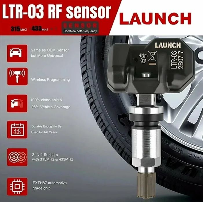 Датчики давления в шинах RF-SENSOR