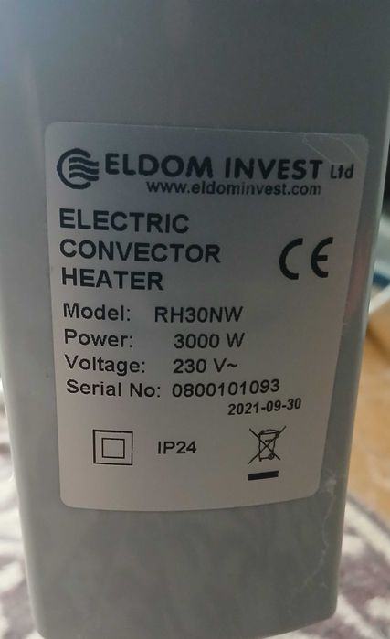 Конвектор ELDOM RH30NW Wi-Fi