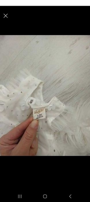 Детска официална рокля размер  68-74