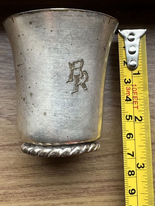 Pahar argint masiv 800 vintage