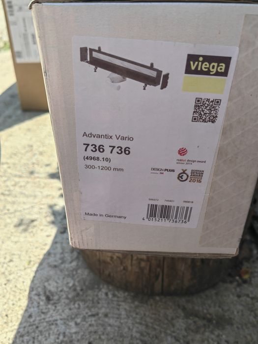 Плосък стенен сифон Viega736736