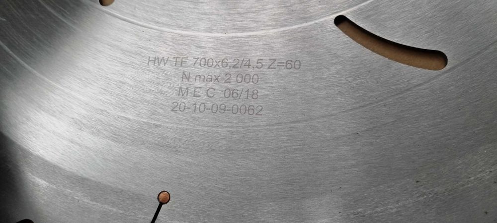 Panza circular cu vidia, disc fierastrau cu vidia 700 mm
