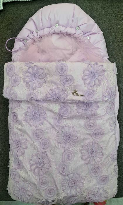 Зимний конверт на выписку