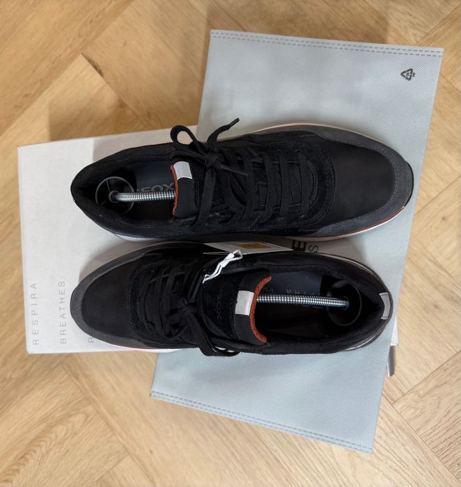Pantofi Geox U Dolomia A – mărimea 40, culoare Anthracite/Black, în stare foarte bună