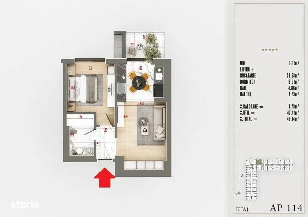 2 Camere Sector 3 | Finisaje de Calitate | Finalizare Decembrie 2025 — fotografia 3