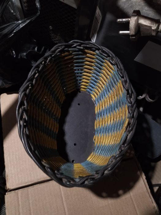 Корзина советская плетенная