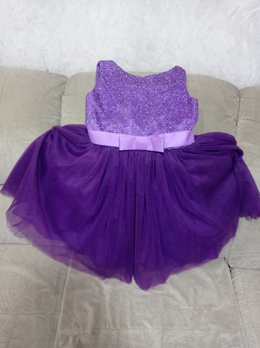 Платье для девочки 6-7 лет на Новый год