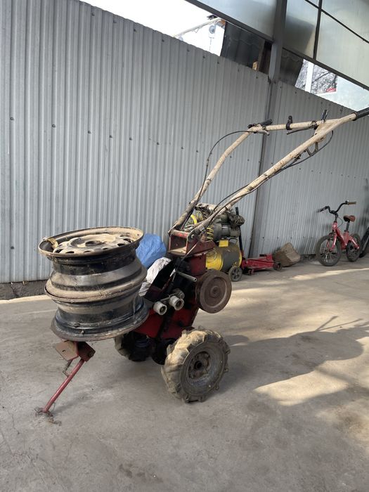 Мотоблок  с фрезами