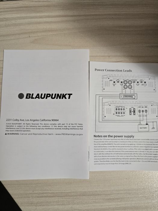 blaupunkt amp 1x3800w 1ohm моно блок/усилвател за кола клас D