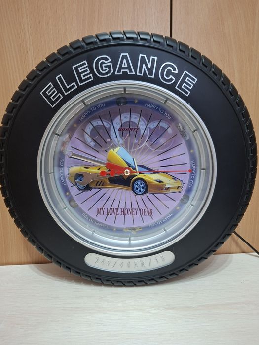 Настенные часы ,,Колесо " Elegance с подсветкой