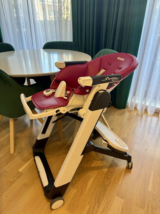 Scaun de masa 2 in 1 Peg Perego Siesta Follow Me, Visiniu