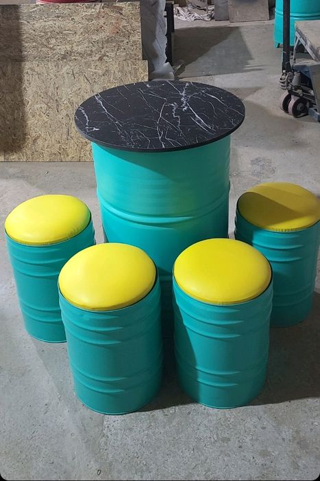 Мебель из бочки для фосфодов и быстро. Цвет и логотип по желанию.