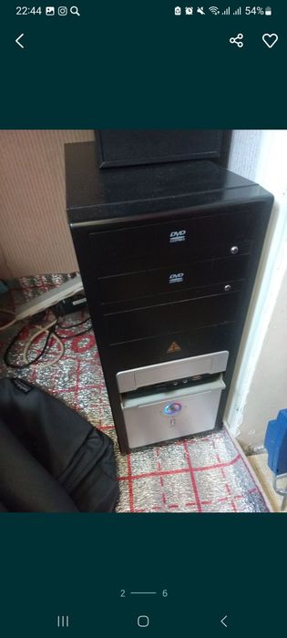 Компьютер + Монитор LG|Pentium Dual Core, 4Gb, HDD 200GB|Рабочий!