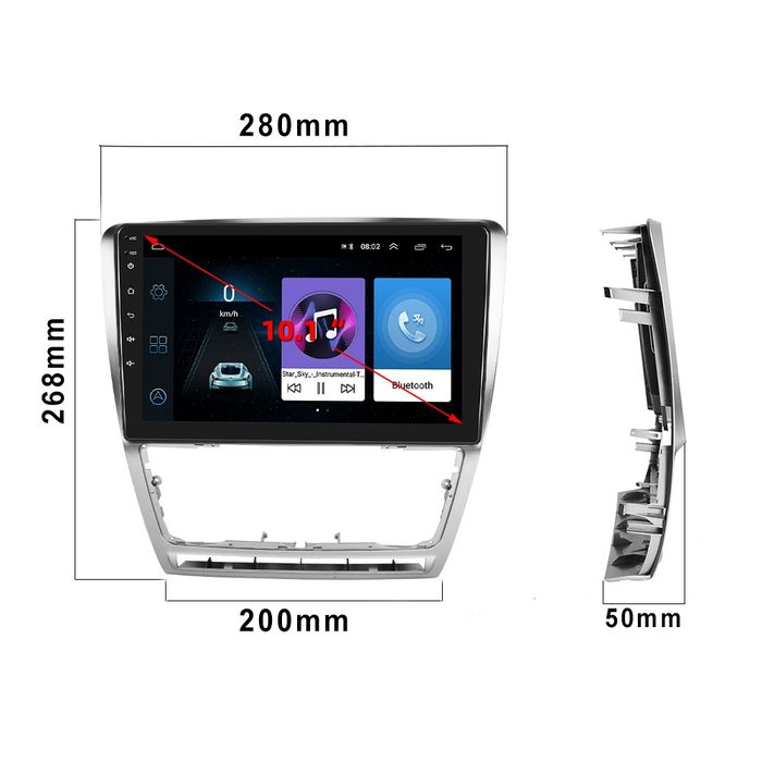 Skoda Octavia мултимедия Android GPS Навигация Carplay Android auto