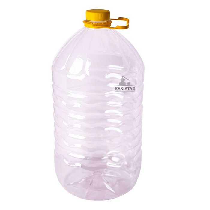 Бутилка пластмасова 10л с капачка и дръжка, PET бутилки,Туба, 23204139