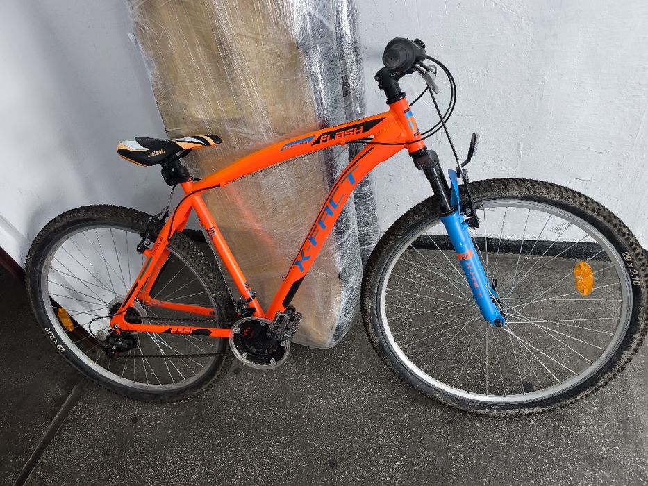 Bicicleta 29 inch pentru adulti X Fact MTB Flash 29 Orange, marime cadru 48