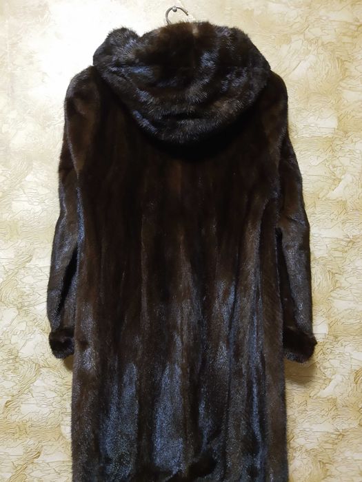 ВИЗОН ЛУКС,дълъгДнес12999лвкачулка,двойна,цели кожи уникален,висок кла