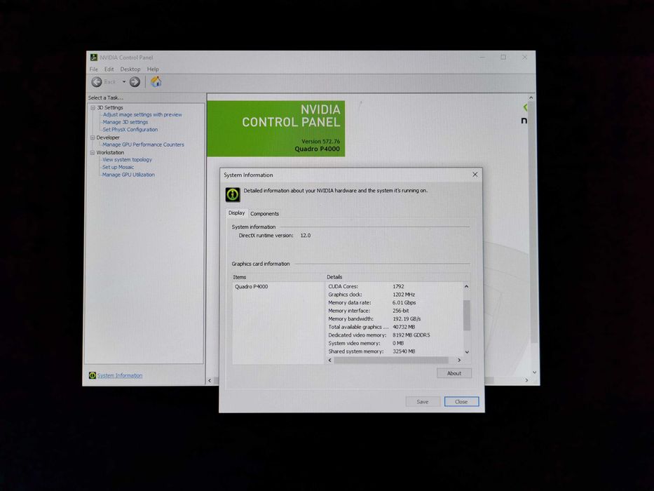 Dell Precision 7720 FHD Xeon 3.8GHz RAM 64GB Nvidia P4000 8GB WWAN