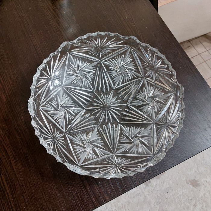 Хрустальная ваза для фруктов