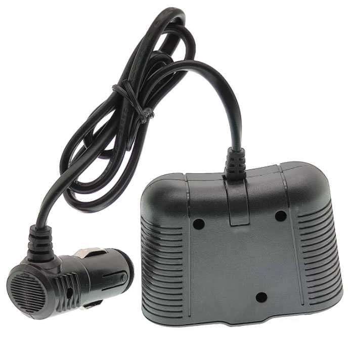 Разклонител за запалка Olesson 2-ка+USB 1645