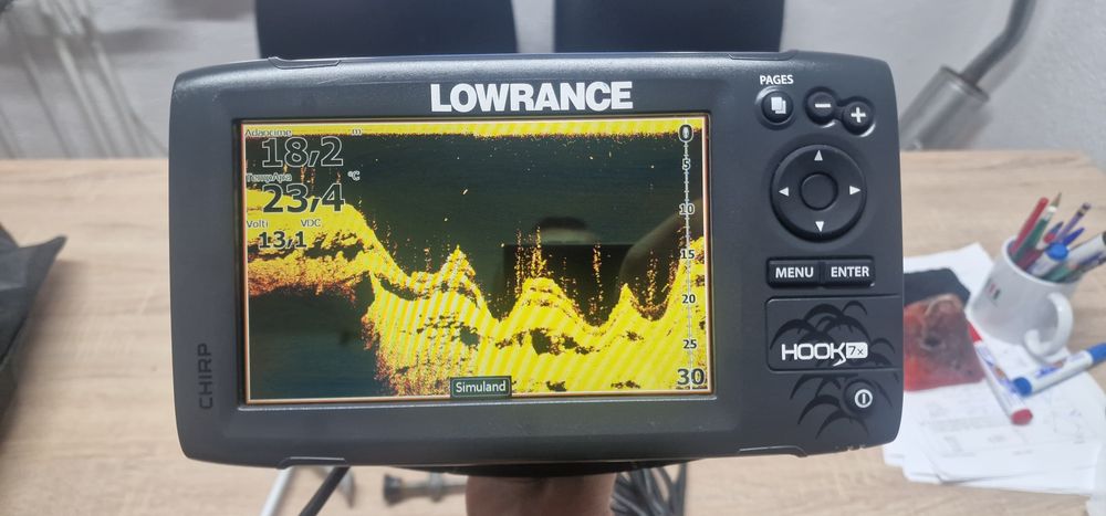 Sonar Lowrance Hook 7X pescuit fox