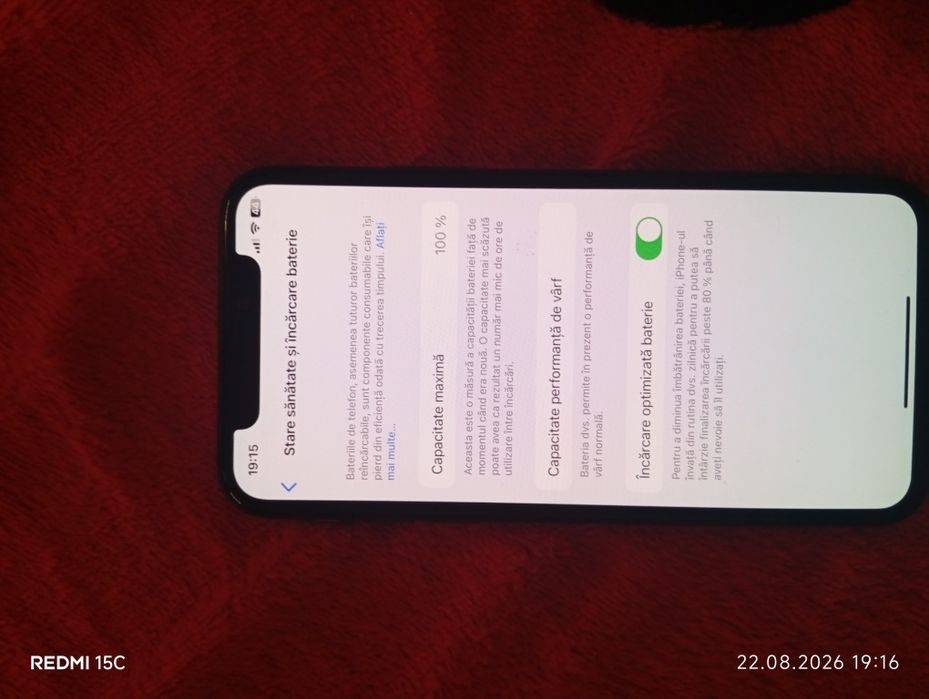 Vând iPhone x 100%