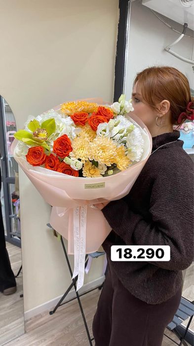 Цветы+бенто за 9900, Kaspi Red