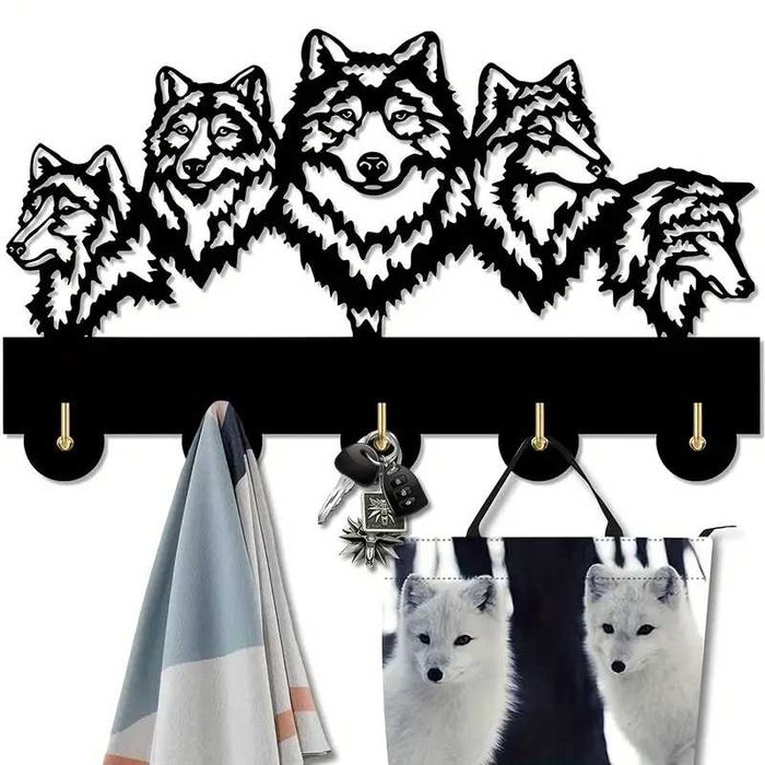 Vand cuier perete decupat laser