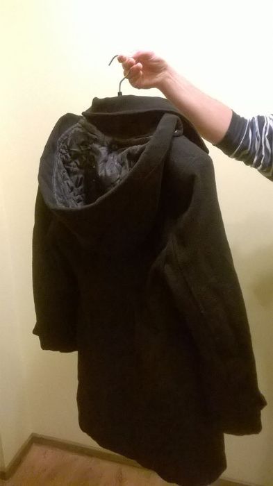 Palton dama negru grosut