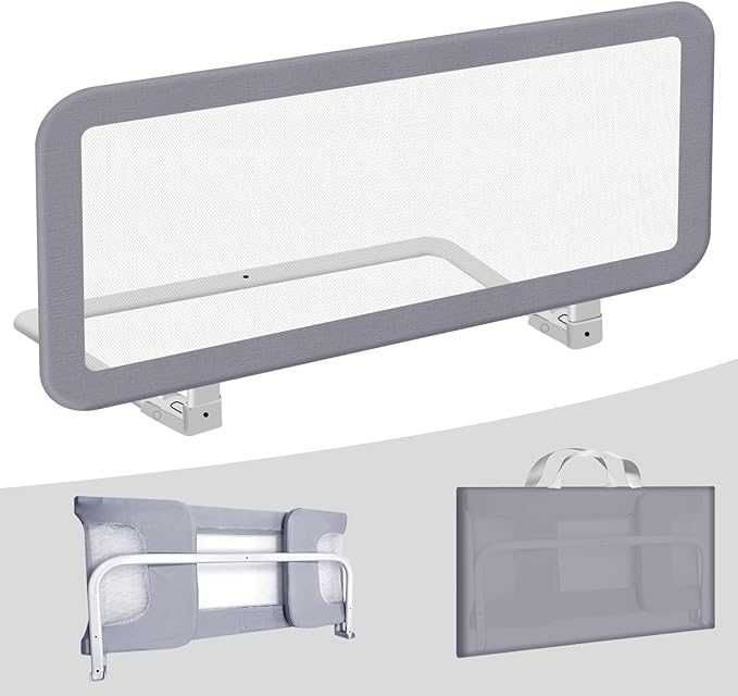 Bara de pat portabila 175 cm, protectie impotriva caderii din pat