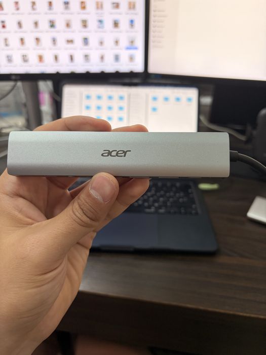 Hub usb type c acer для макбука и пк, usb хаб macbook, pc, notebook