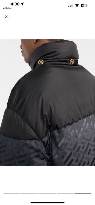 Geaca cu puf de gasca Versace calitate superioara