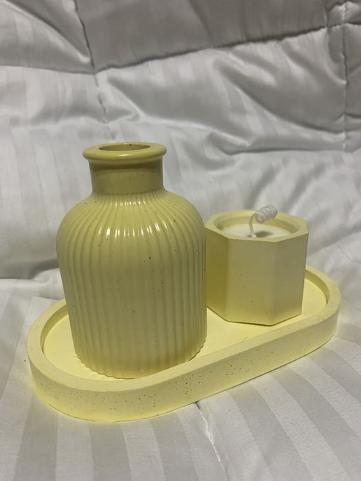 Гипсовые изделия и свечи ручной работы (бокс)