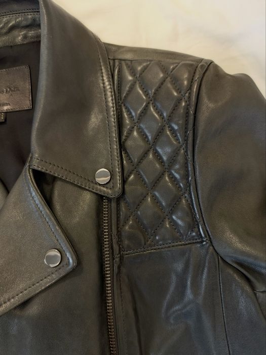 Geacă de piele naturală Massimo Dutti, mărimea L