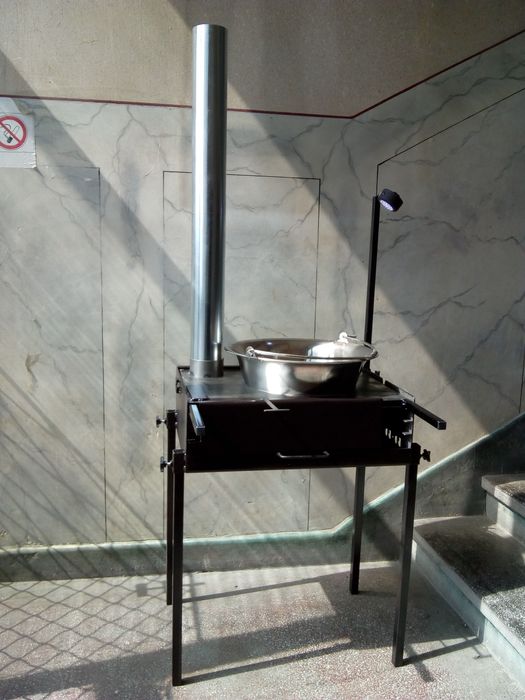 Grătar cum n-ai crezut că există! Grătar de Treabă cu grill și plită!