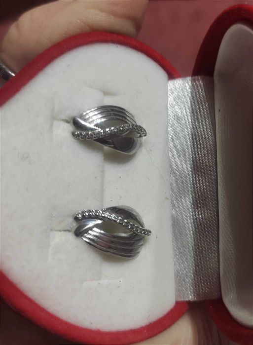 Серьги женские серебро