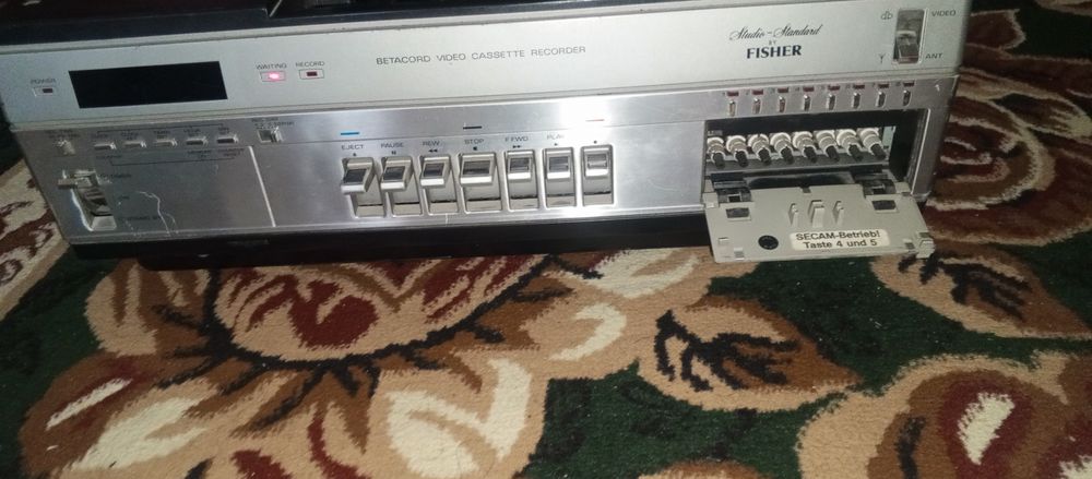 Fisher ретро антиквар видеомагнитафон
