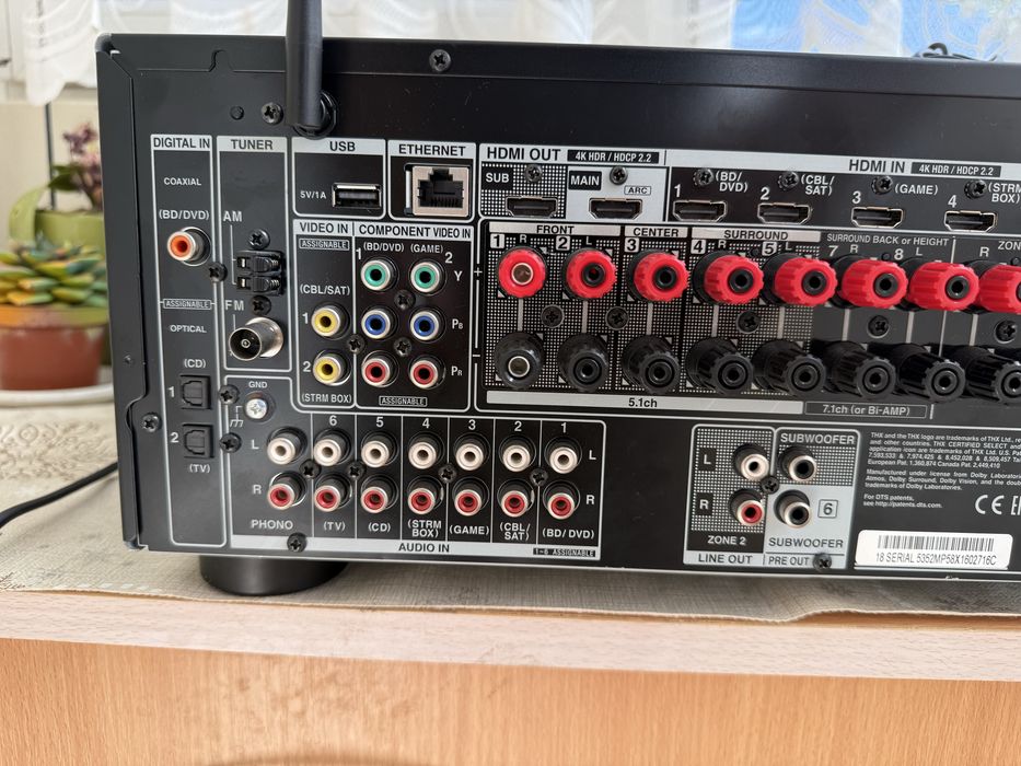 Onkyo TX-NR686 Bluetoot Dolby Atmos Wi-Fi