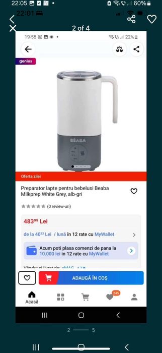 Incalzitor lapte Beba