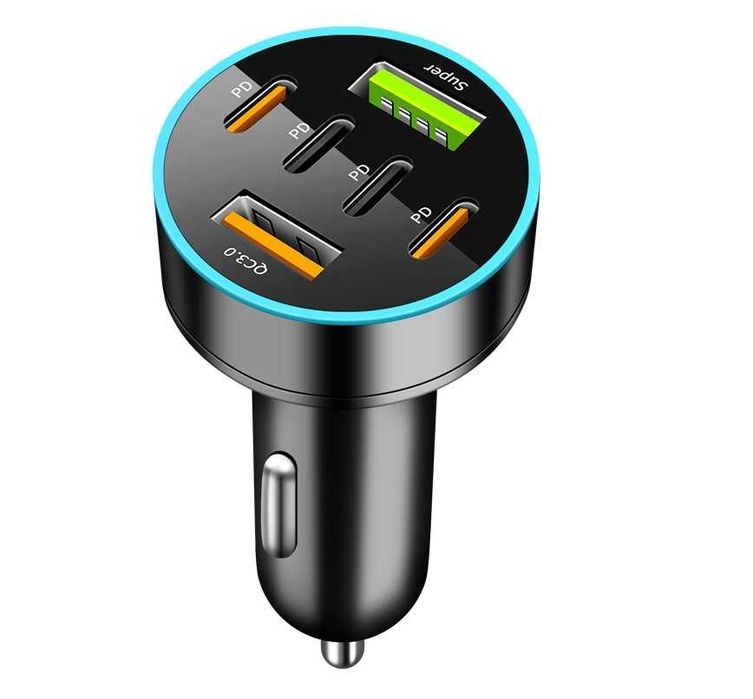 incarcatoare auto fast charge 66w iPhone Samsung Xiaomi Huawei Honor