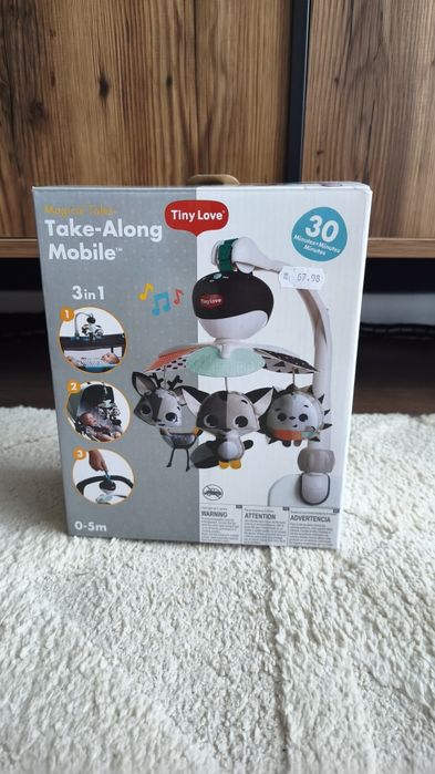 Музикална въртележка Tiny Love Take-Along Mobile 3 в 1